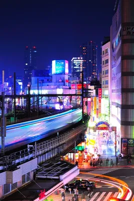 Взгляд башни токио, вид на город Nighttime токио на ноче, токио,  Редакционное Фото - изображение насчитывающей ноча, палуба: 47492486