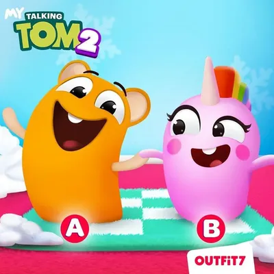 Who's your favorite #MyTalkingTom2 pet?! Tell me 💛 for Squeak or 🦄 for  Sugar below! #winterfun #pets #cute #choices #TalkingTom #… | Talking tom,  Toms, Winter fun