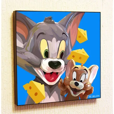 Картина Том и Джерри ᐉ Причиская Марианна ᐉ онлайн-галерея Molbert.