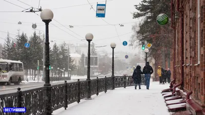 Открытка Томск иллюстрация \"Девушка на велосипеде\" - Сувениры Томск