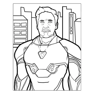 Картина “Тони Старк (Железный Человек)” | PrintStorm
