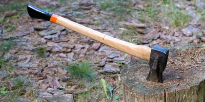 Тактический топор для активного отдыха, искусственный топор,  многофункциональный топор с деревянной ручкой, инструменты для выживания на  охоте, походный топор | AliExpress