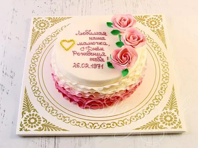 Торт на 8 марта №00205 купить в Москве по низкой цене | Кондитерская  Тортольяно