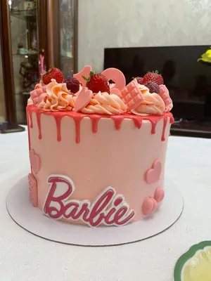 Торт барби | Торт, Розовый торт, Барби