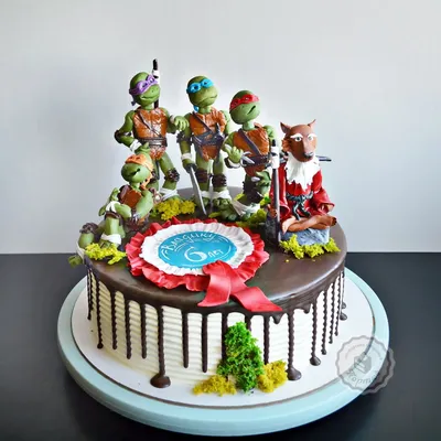 Детский торт Ниндзяго на заказ на праздник, цены за кг, фото