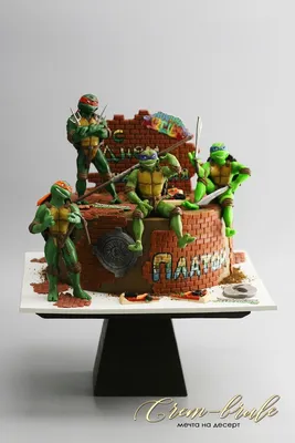 ninja turtles cake торт черепашки ниндзя | Cake, Desserts, Food