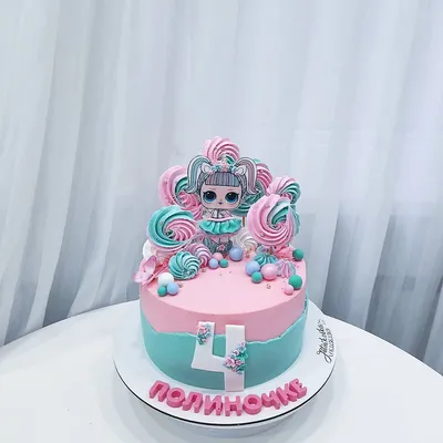 Кукла Lol торт