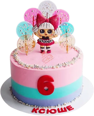 Торт в виде Куклы ЛОЛ №1 | Заказать торт недорого в кондитерской Wow-tort