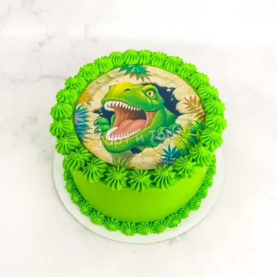 Торт с динозаврами - Торты на заказ CakeMosCake