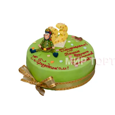 Камуфляжный торт на 23 февраля на заказ в интернет магазине-кондитерской