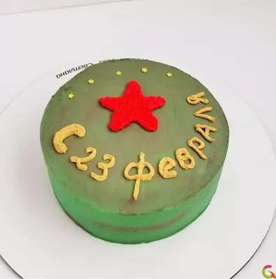 Торт на 23 февраля коллегам — купить по цене 900 руб/кг | Интернет магазин  Promocake Москва