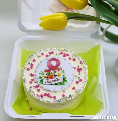 Бенто торт на 8 марта дочке на заказ по цене 1500 руб. в кондитерской  Wonders | с доставкой в Москве