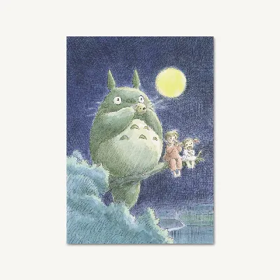 My Neighbor Totoro Colorful 3D Wallpaper - Ghibli Store