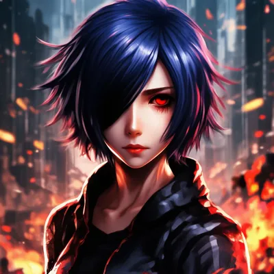 Anime: Tokyo Ghoul | Тоука Киришима» — создано в Шедевруме