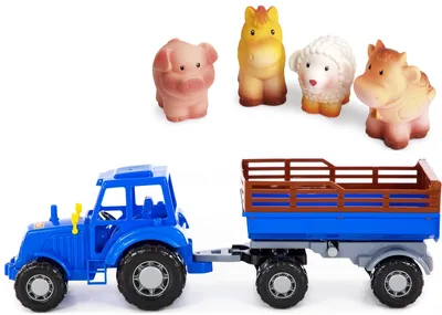 игрушка \"трактор с тюками сена\" 1:32 - Магазин игрушек - Фантастик