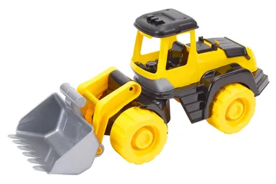 Игрушка Трактор с грейдером и прицепом (открываются двери) Нордпласт купить  в детском интернет-магазине ВотОнЯ по выгодной цене.