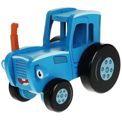 Синий трактор/Трактор с прицепом/Игрушка-модель/Моделька трактора/Игрушечный  трактор ИГРОЛЕНД 59226455 купить в интернет-магазине Wildberries
