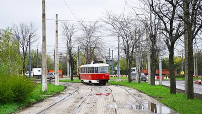 На левом берегу Киева запустили современные трамваи отечественного  производства