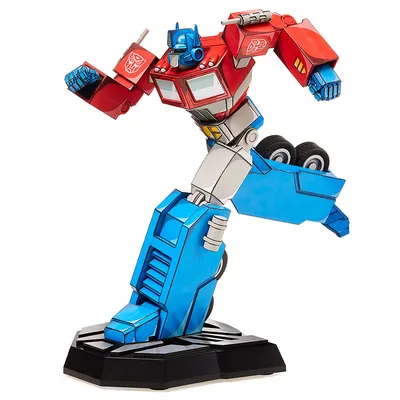Transformers Optimus Prime and His Ion Blaster Edible Cake Topper Imag – A  Birthday Place