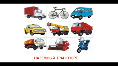 Наземный #транспорт , учим виды транспорта. Обучающие материалы для  развития детей. - YouTube