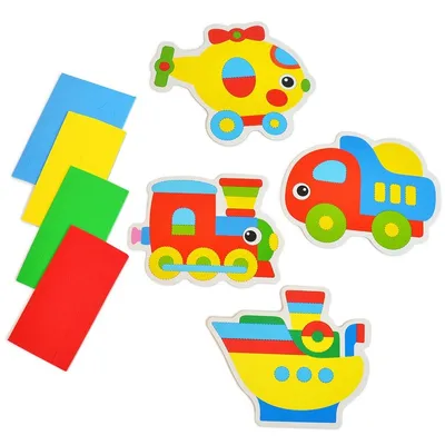 Развивающая игра \"Транспорт\", ассоциации для детей, развивающий пазл  (мозаика) для малышей, настольная игра - купить с доставкой по выгодным  ценам в интернет-магазине OZON (567723672)