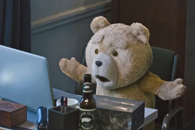 Подвижная фигурка мишка Тедди из фильма Третий лишний - купить по выгодной  цене в интернет-магазине OZON (859265810)