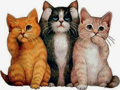 Стихотворение «Три котёнка...», поэт Сильвер