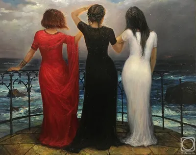 Three sisters, Russia, 1900s | Три сестры, Россия, 1900-е – Color by  Klimbim 0.1