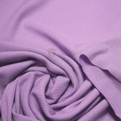 Ткань трикотаж Кашкорсе (светло-сиреневый, лиловый) купить недорого в  интернет-магазине тканей