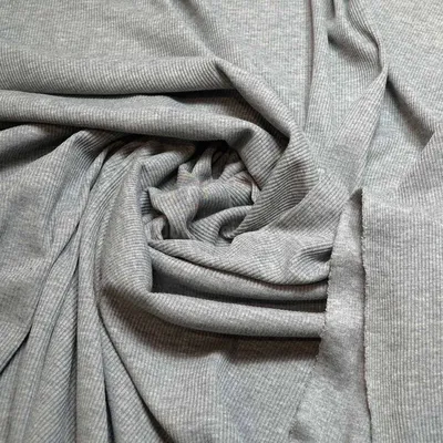 Ткань трикотаж Кашкорсе (серый) купить недорого в интернет-магазине тканей