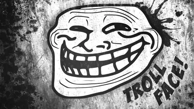 Troll Face Problem Funny Vector Design Poster | TeeShirtPalace