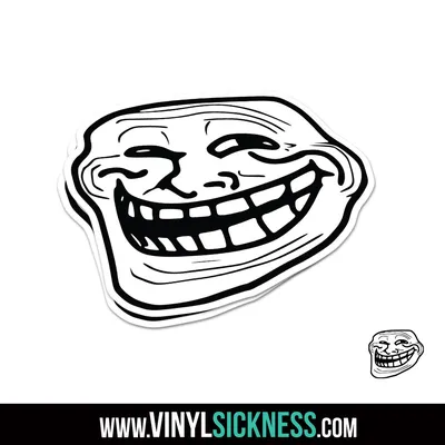 TROLL FACE • JDM Tuner Stickers • Vinyl Sickness