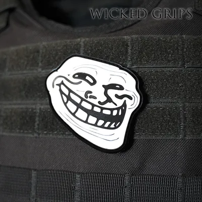 Trollface, a trademarked meme ‣ Fameable