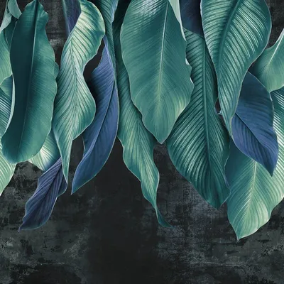Тропические листья | ArtBUP – международная платформа для живописи