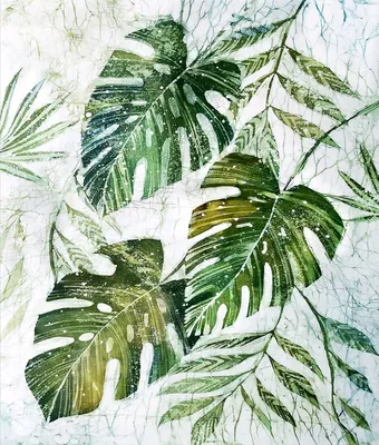 Тропические листья», (арт. 0080) - купить в интернет-магазине Chameleon