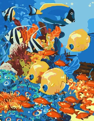 Картина «Тропические рыбки». 1998 г. — Майстерня Shop-Handmade