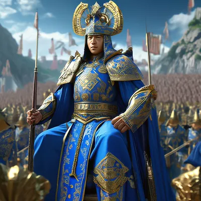Цао Цао ,управляет войсками , с …» — создано в Шедевруме