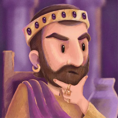 Иллюстрация Царь Ирод в стиле детский, компьютерная графика,