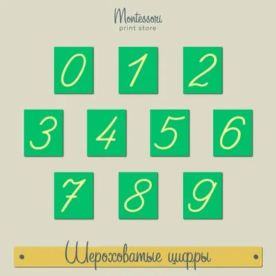 Постер для детей Цифры на украинском языке №745034 - купить в Украине на  Crafta.ua