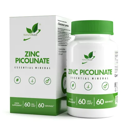 Maxler Пиколинат цинка Zinc Picolinate, 60 табл купить в интернет-магазине  Vitamina, цена, отзывы