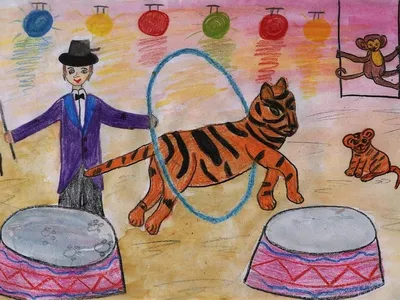 Раскраски лев в цирке (38 фото) » Картинки, раскраски и трафареты для всех  - Klev.CLUB