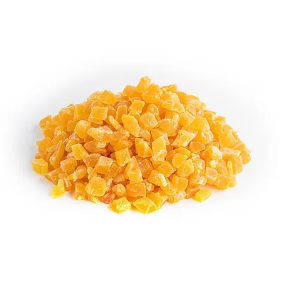 Купить цукаты апельсиновые засахаренные (кубики)