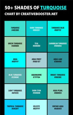 Turquoise Aesthetic Color Palette