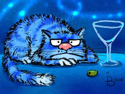 Цвет настроения синий» картина Куроптевой Евгении (бумага, акварель) —  купить на ArtNow.ru
