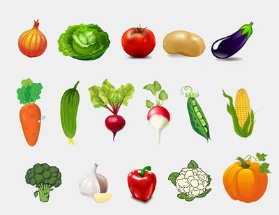 Цветные овощей