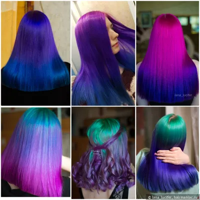 Разноцветные волосы: фото, цветная краска для волос от 12 марок | Glamour