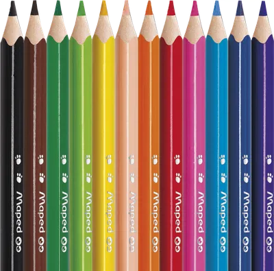 Цветные пластиковые карандаши, Erich Krause, 12 шт. - купить в  интернет-магазине Fix Price в г. Москва