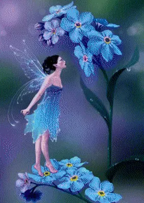 Волшебная цветочная фея в …» — создано в Шедевруме