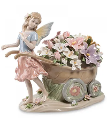 Фигурка декоративная, цветочная фея Гортензия - купить с доставкой по  выгодным ценам в интернет-магазине OZON (1220692232)