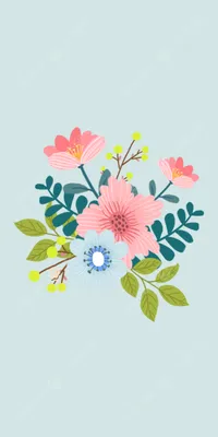 Весенние цветочные обои мобильного телефона Фон Обои Изображение для  бесплатной загрузки - Pngtree